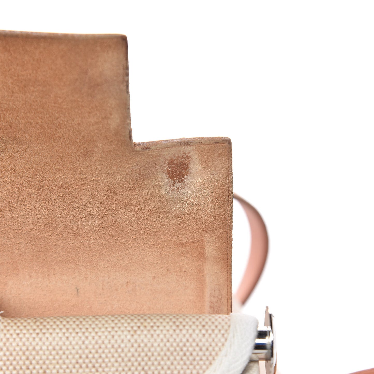 Toile Vache Calfskin Herbag 30 PM Backpack Natural