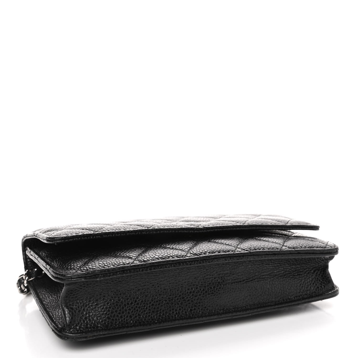 Chanel Caviar Quilted Wallet On Chain WOC Black 3 of 4