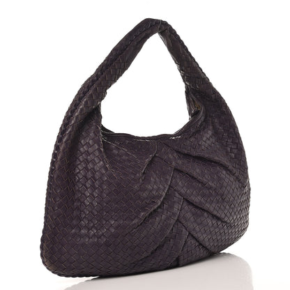 Bottega Veneta Nappa Intrecciato Pleated Large Veneta Hobo Turbolence 3 of 13