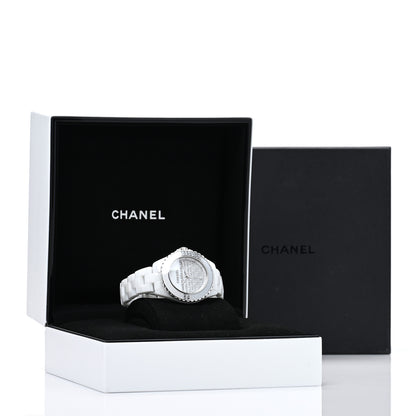 Chanel Stainless Steel Ceramic 33mm J12 Wanted de Chanel Limited Edition Automatic Watch White 5 of 5