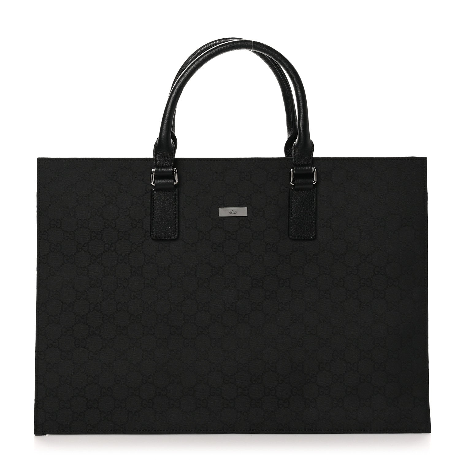 Gucci Nylon Monogram Executive Bag Black 1 of 11