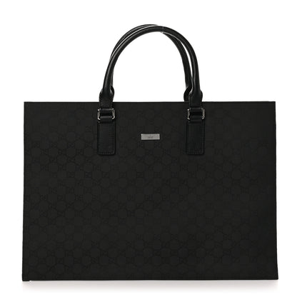 Gucci Nylon Monogram Executive Bag Black 1 of 11