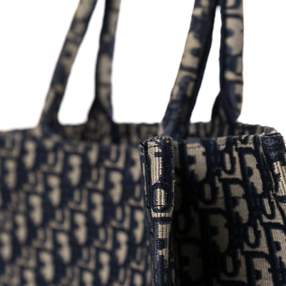 Christian Dior Oblique Book Tote Blue Multicolor 11 of 14