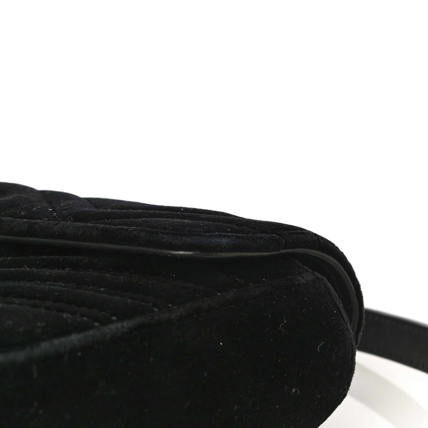 Gucci Velvet Matelasse Mini GG Marmont Shoulder Bag Black 21 of 23