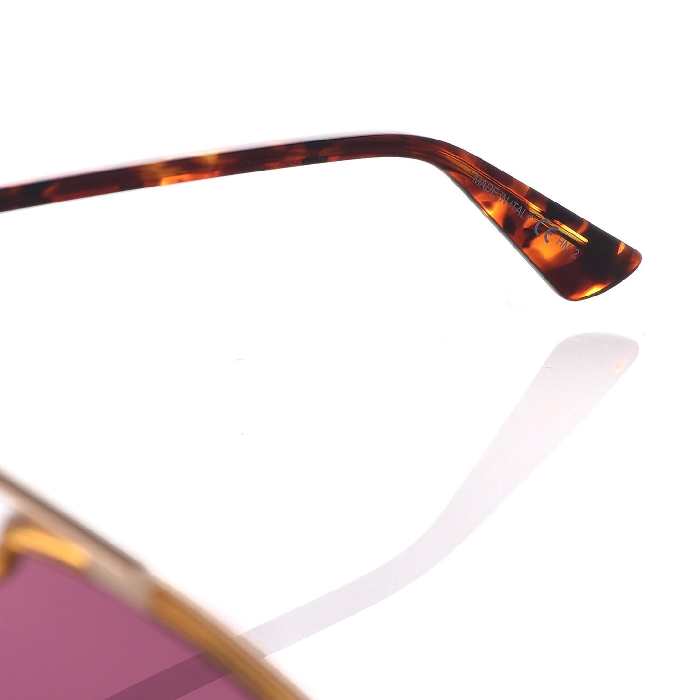 So Real Rise Sunglasses Yellow Gold Pink Havana