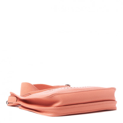 Hermes Taurillon Clemence Evelyne III PM Crevette 3 of 9