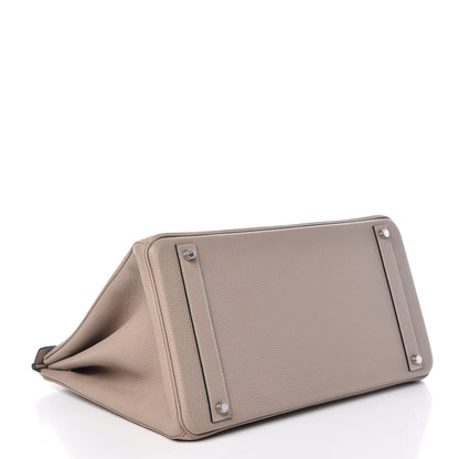 Hermes Togo Birkin 40 Gris Tourterelle 5 of 31