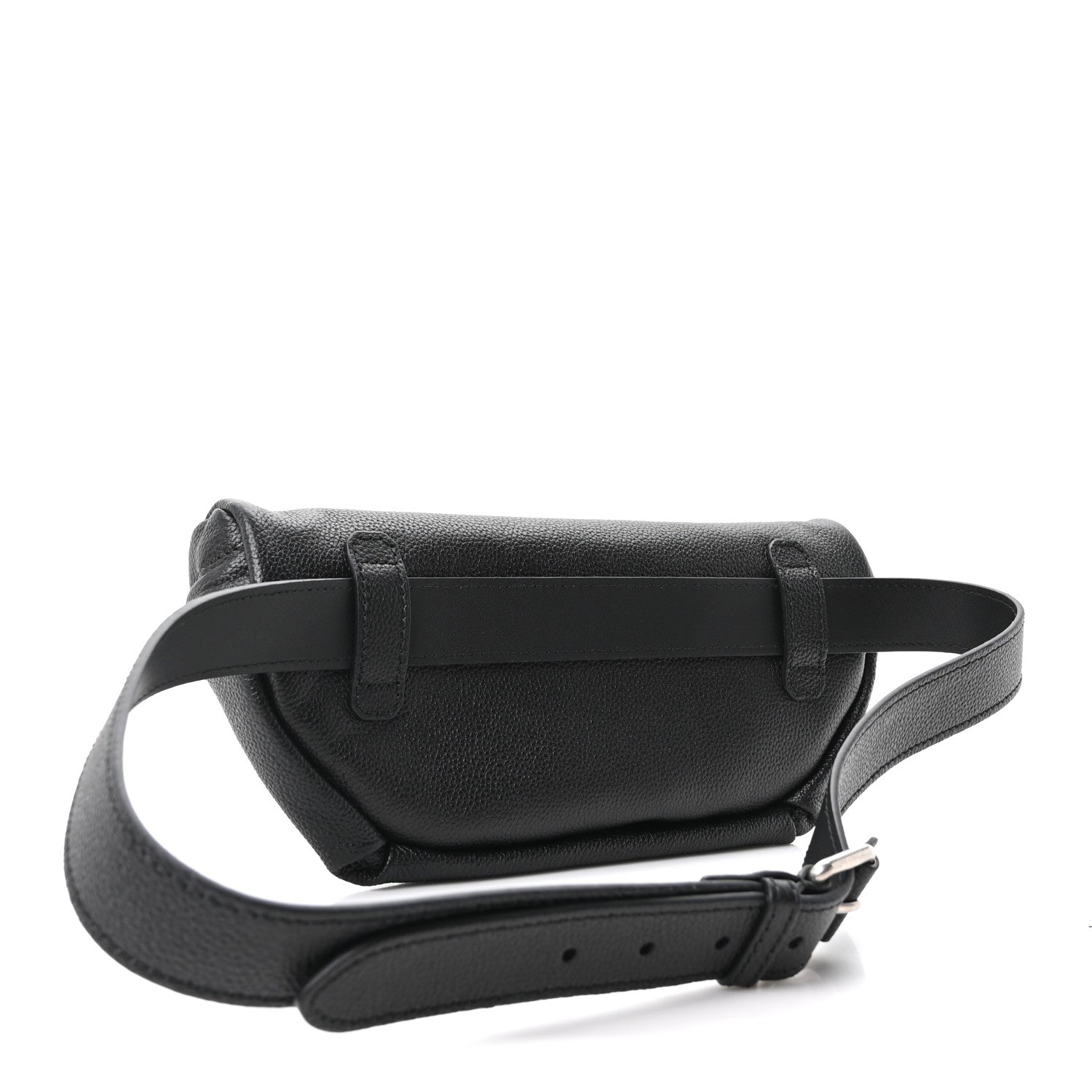 Gucci Grained Calfskin Embossed GG Monogram Belt Bag 100 40 Black 3 of 11