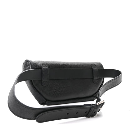 Gucci Grained Calfskin Embossed GG Monogram Belt Bag 100 40 Black 3 of 11
