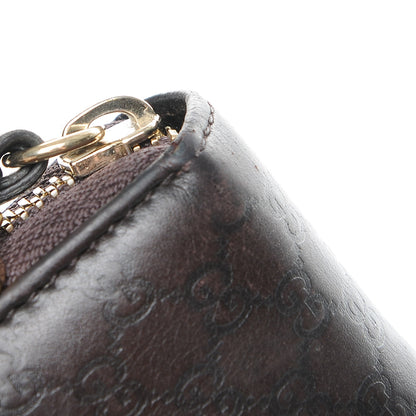 Gucci Guccissima Signature Microguccissima Bree Zip Around Wallet Chocolate 8 of 9