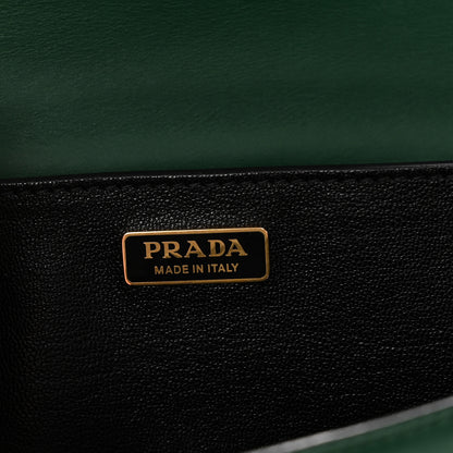 Prada City Calf Saffiano Cahier Bag Biliardo Black 6 of 10