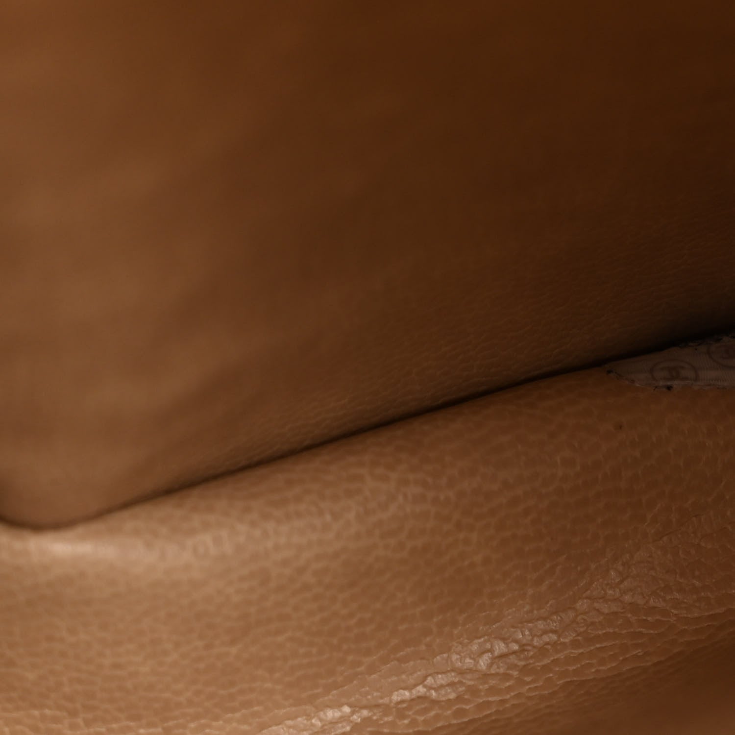 Chanel Caviar Flap Shoulder Bag Beige 8 of 12