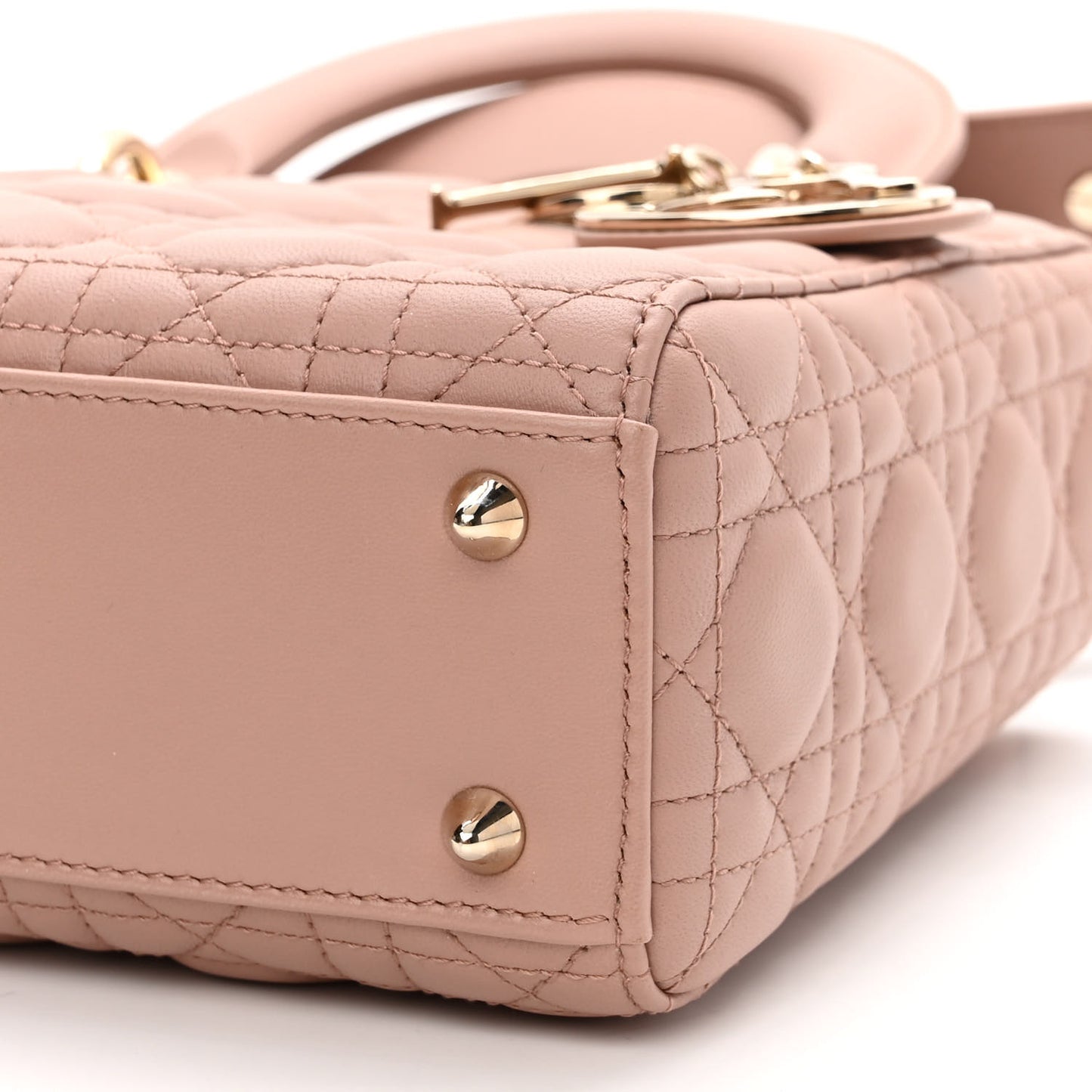 Lambskin Cannage Small My ABC Dior Lady Dior Blush