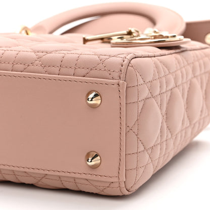 Christian Dior Lambskin Cannage Small My ABC Dior Lady Dior Blush 10 of 10