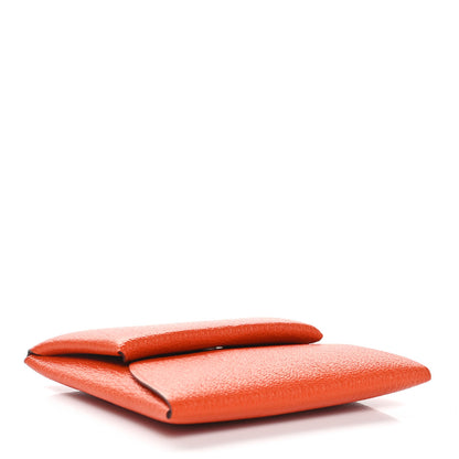 Hermes Chevre Mysore Bastia Coin Purse Feu 4 of 7