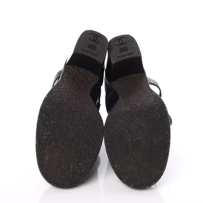 Chanel Calfskin Ankle Boots 35 Black 7 of 10