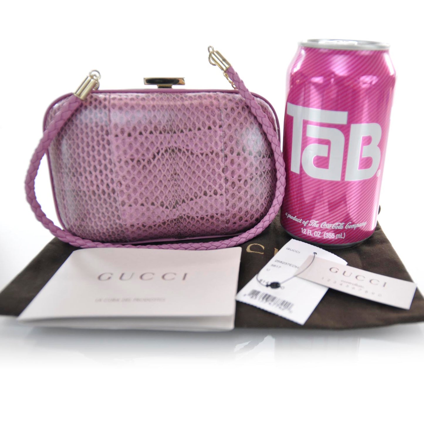Python Broadway Box Clutch