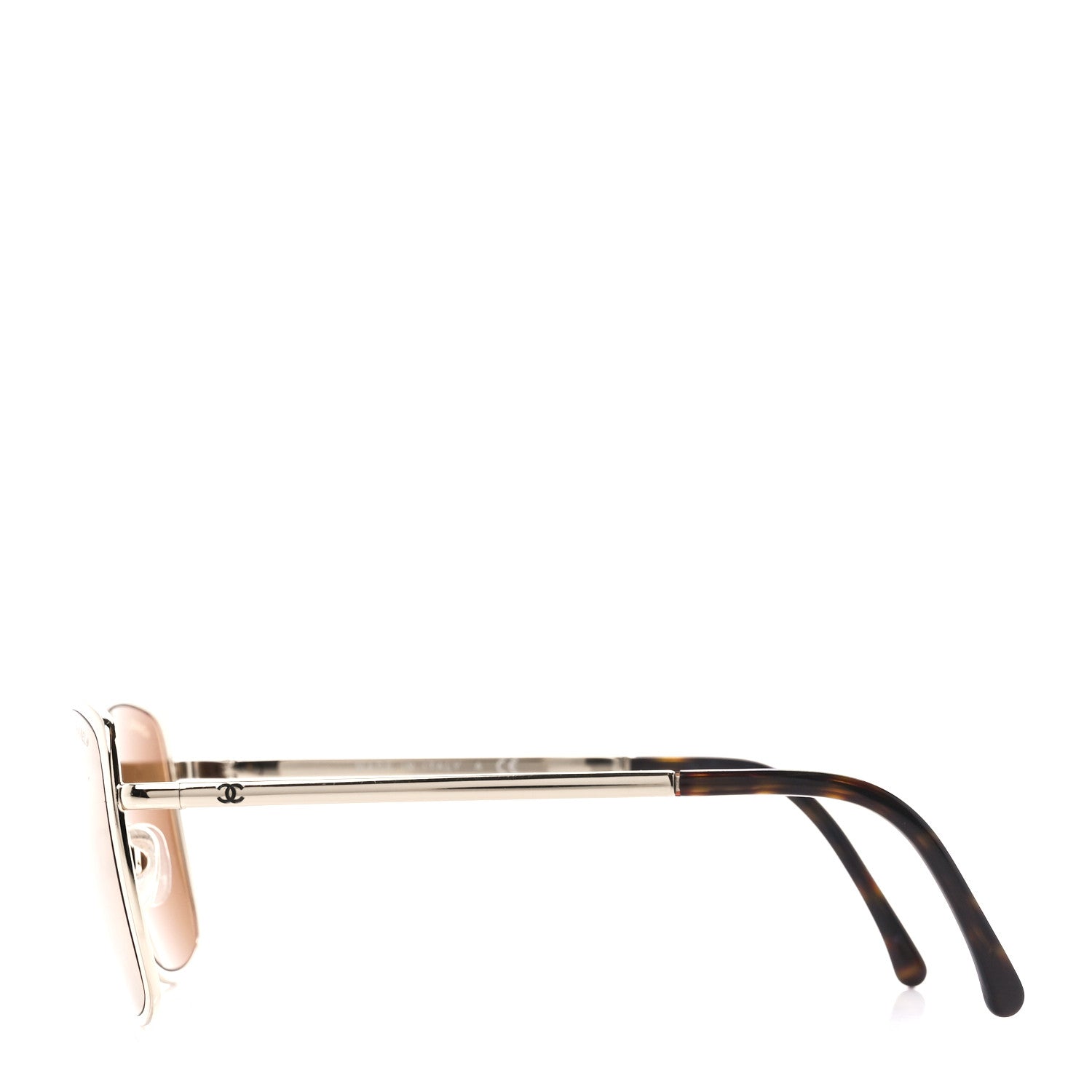 Chanel Metal Pilot Summer Sunglasses 4224 Gold 3 of 8