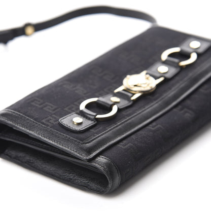 Versace Jacquard Medusa Crossbody Wallet Black 6 of 9