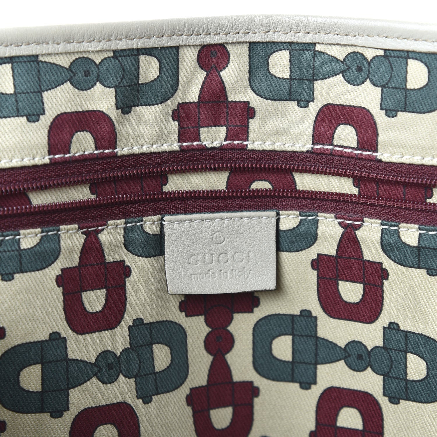 Gucci Guccissima Medium Princy Tote Off White 8 of 12
