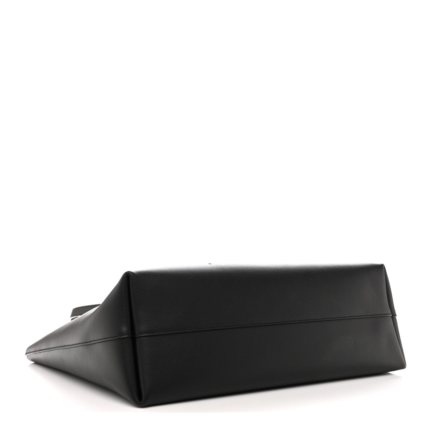 Calfskin Large Shopping Tote Black