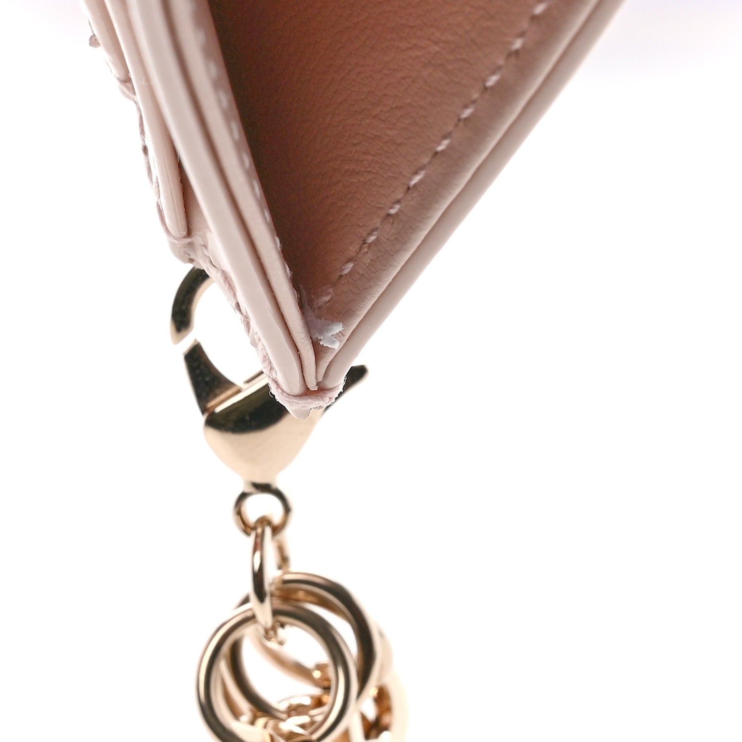 Christian Dior Patent Cannage Lady Dior Card Holder Powder Pink 8 of 9