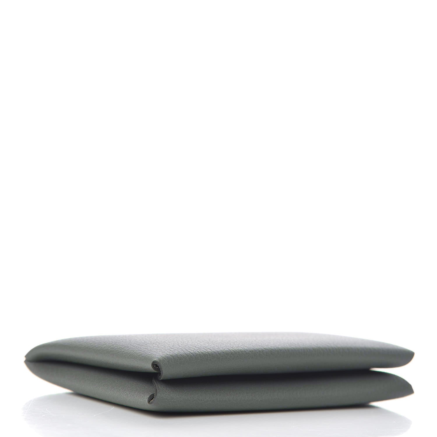 Hermes Evercolor Calvi Verso Card Case Vert Amande Gris Perle 4 of 8