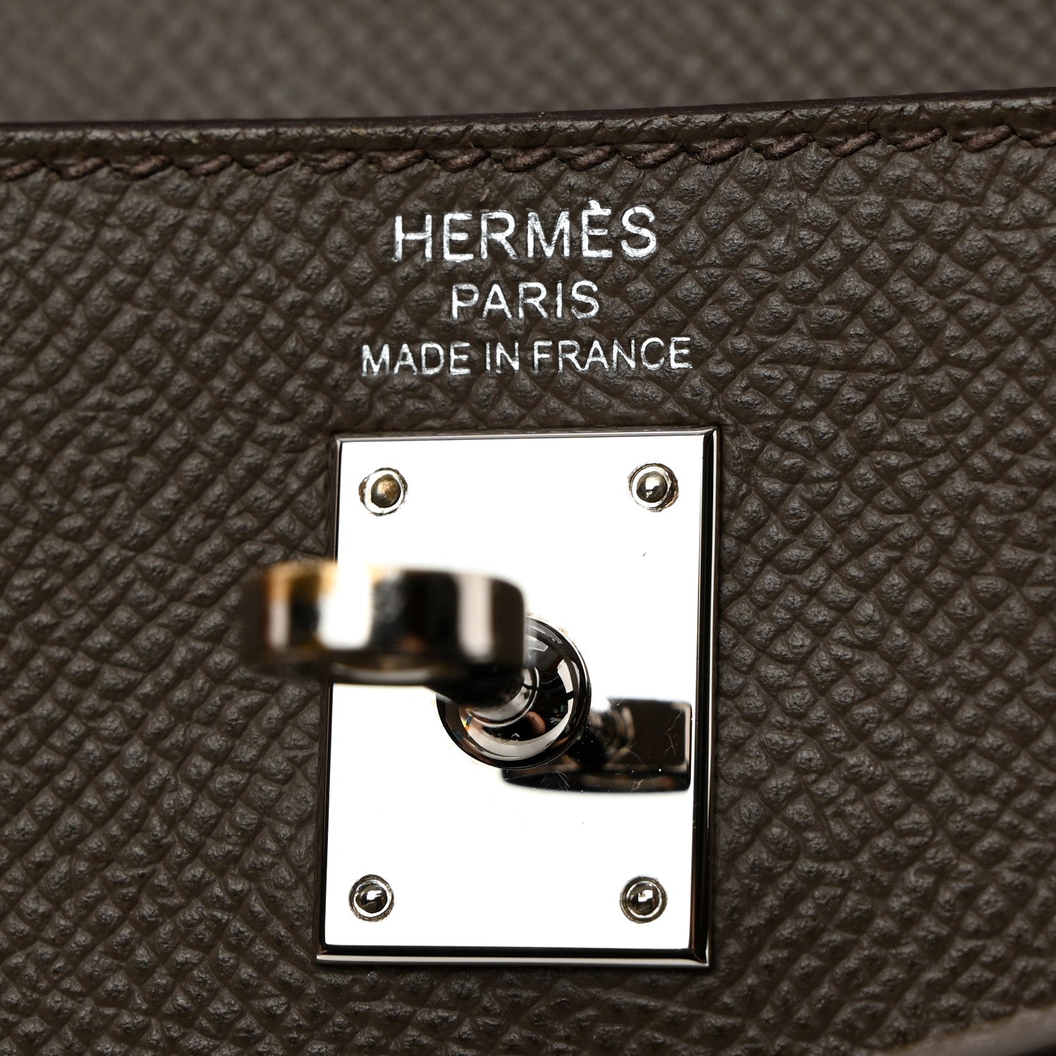 Hermes Epsom Kelly Sellier 25 Etain 6 of 18