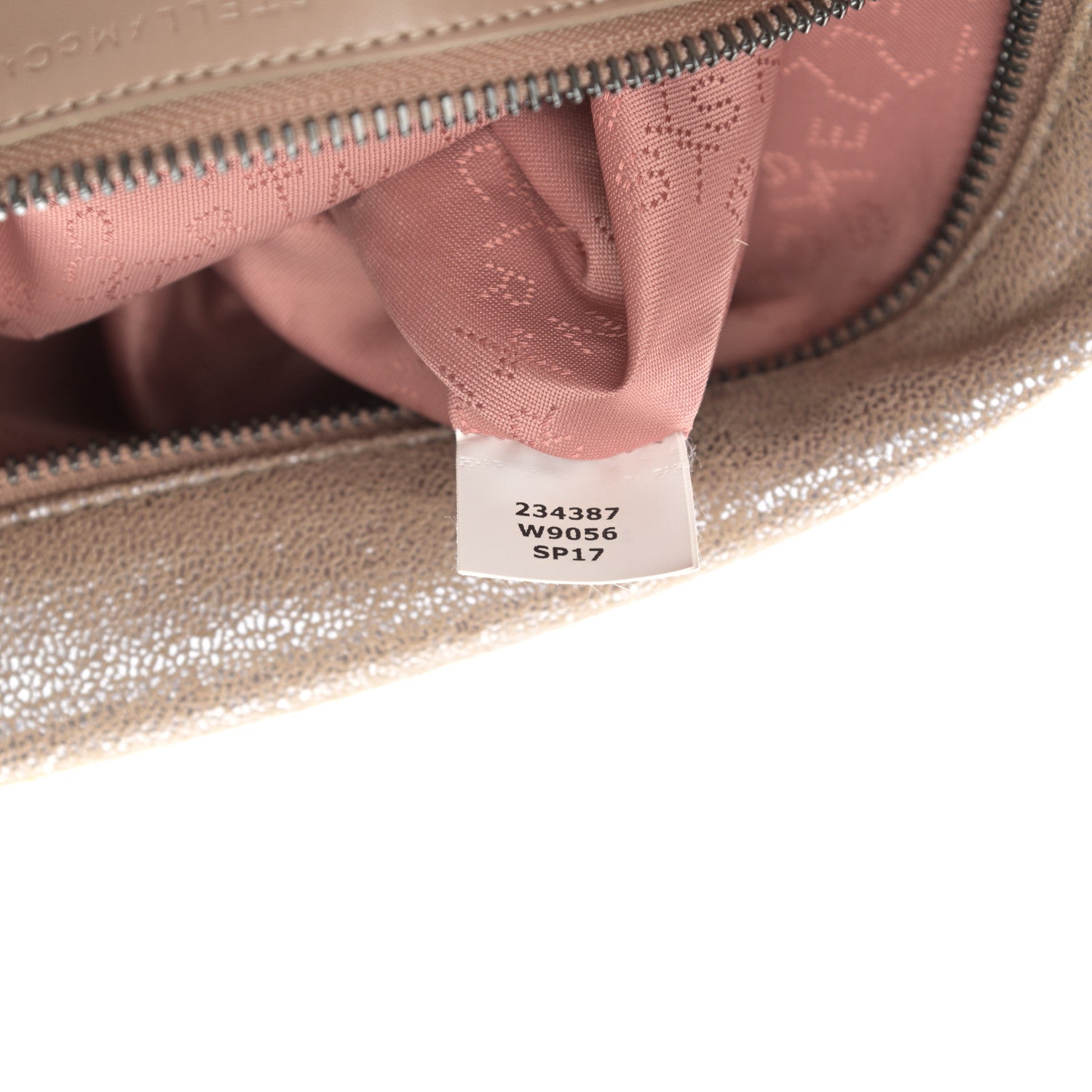 Stella McCartney Shaggy Deer Mini Falabella Fold Over Tote Beige 7 of 10