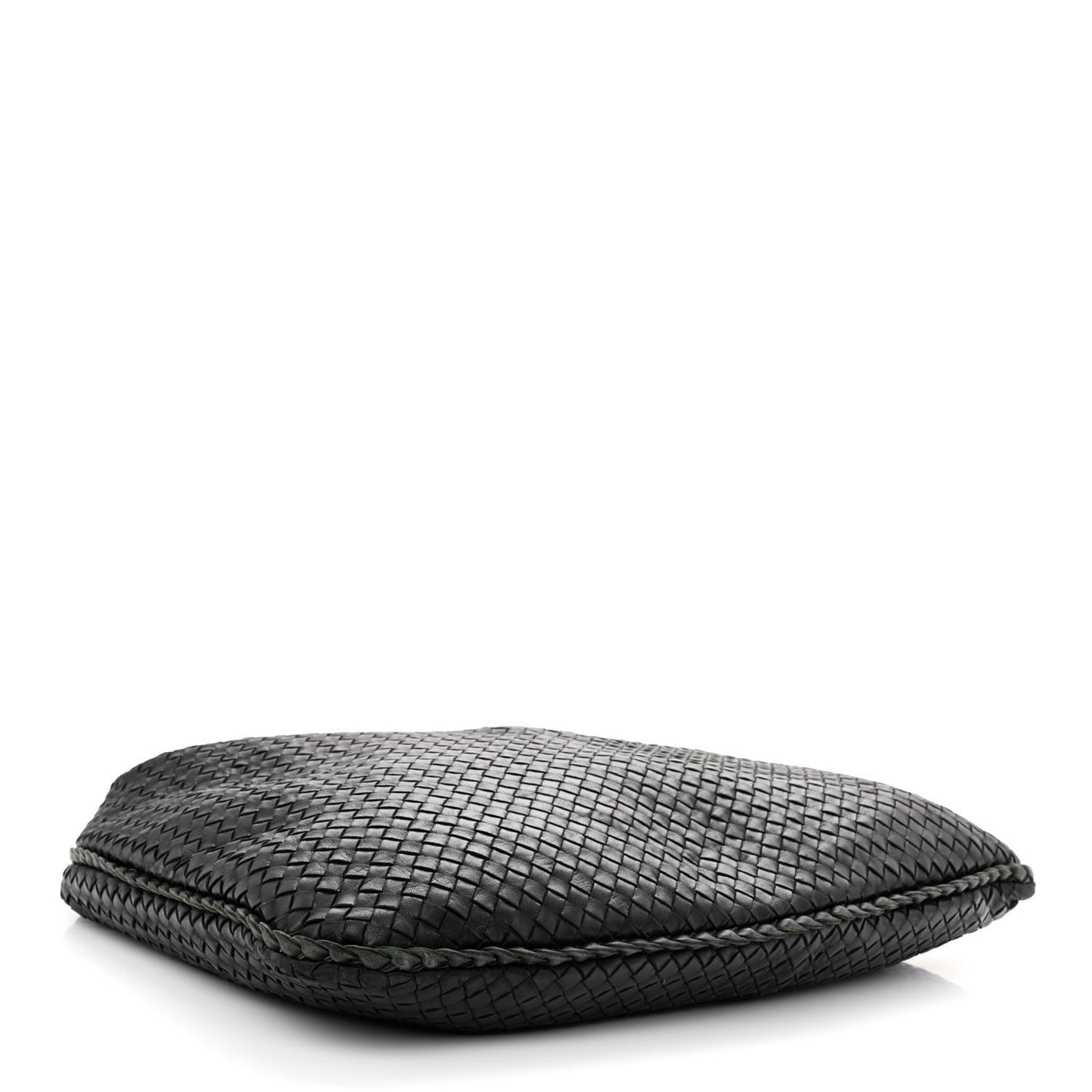 Nappa Intrecciato Large Veneta Hobo Black