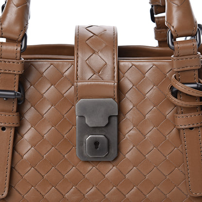 Bottega Veneta Light Calf Intrecciato Small Roma New Cigar 9 of 11