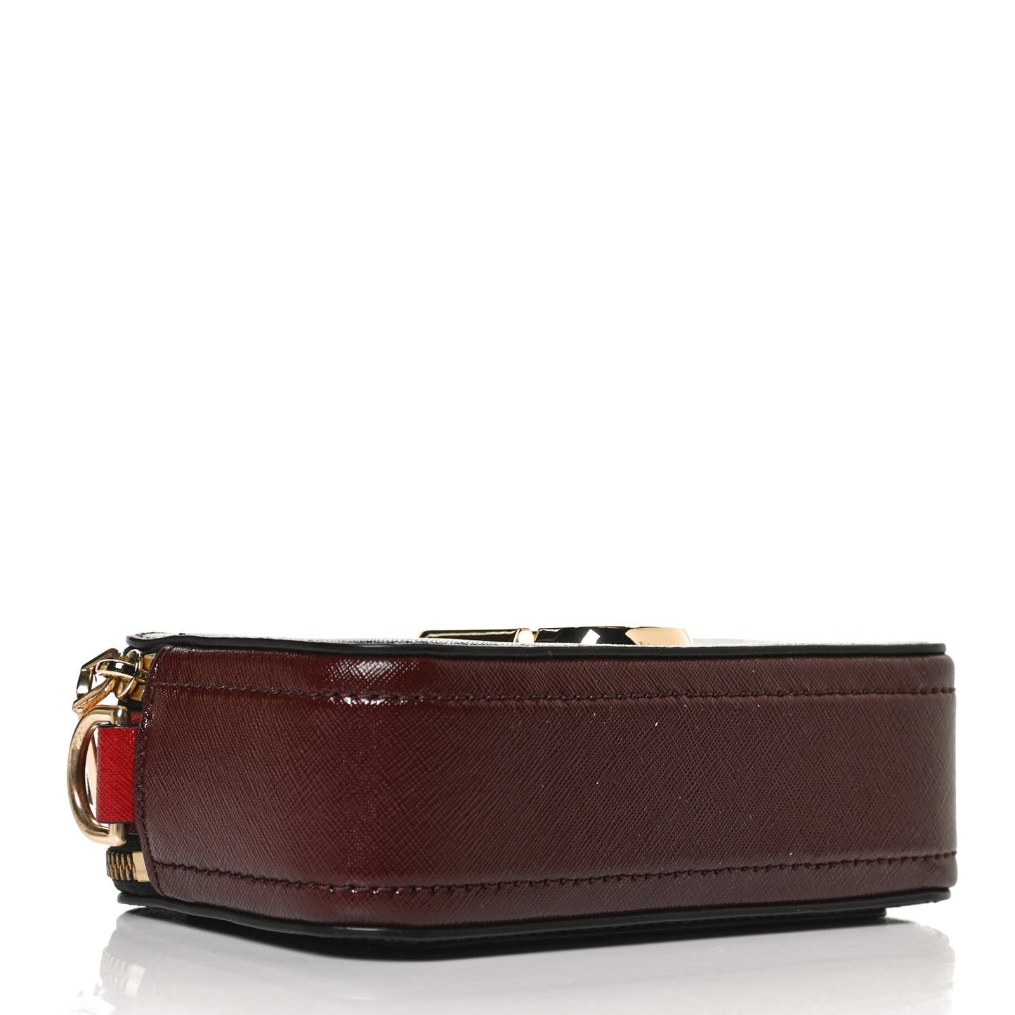 Saffiano Small Snapshot Camera Bag Black Multi