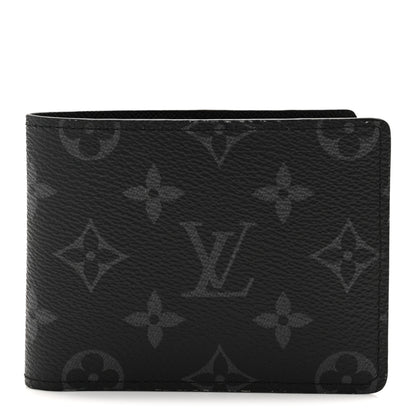 Louis Vuitton Monogram Eclipse Slender Wallet 1 of 7