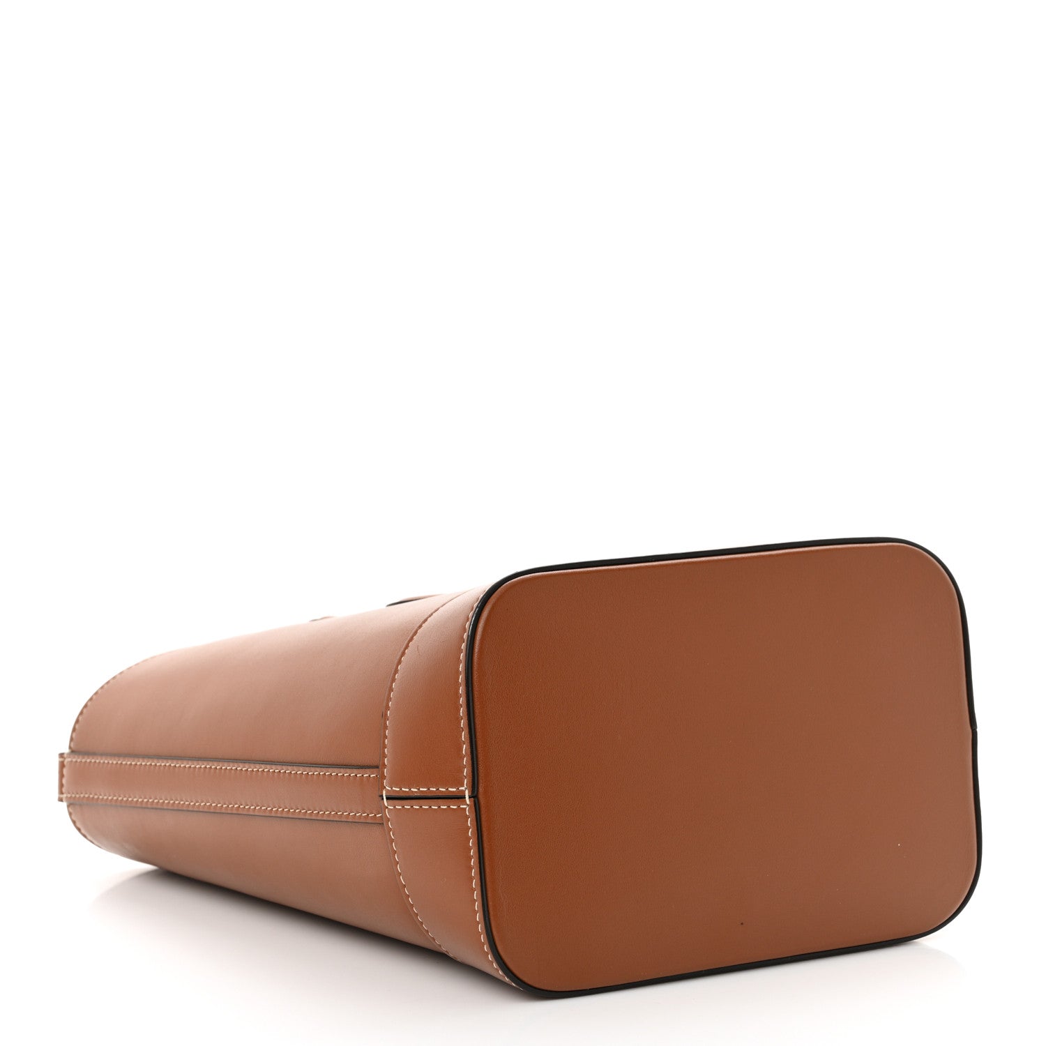 Celine Smooth Calfskin Small Cuir Triomphe Bucket Bag Tan 4 of 11