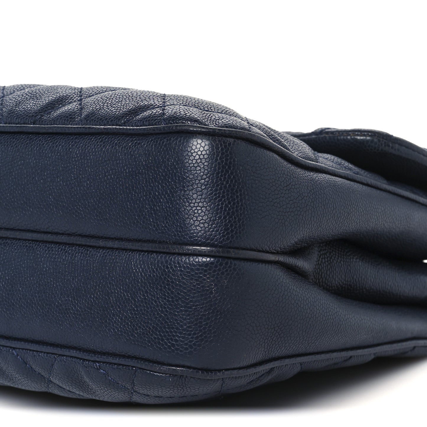Caviar Quilted Medium Urban Companion Flap Navy