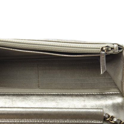 Chanel Metallic Lambskin Quilted Boy Wallet On Chain WOC Gold 4 of 16