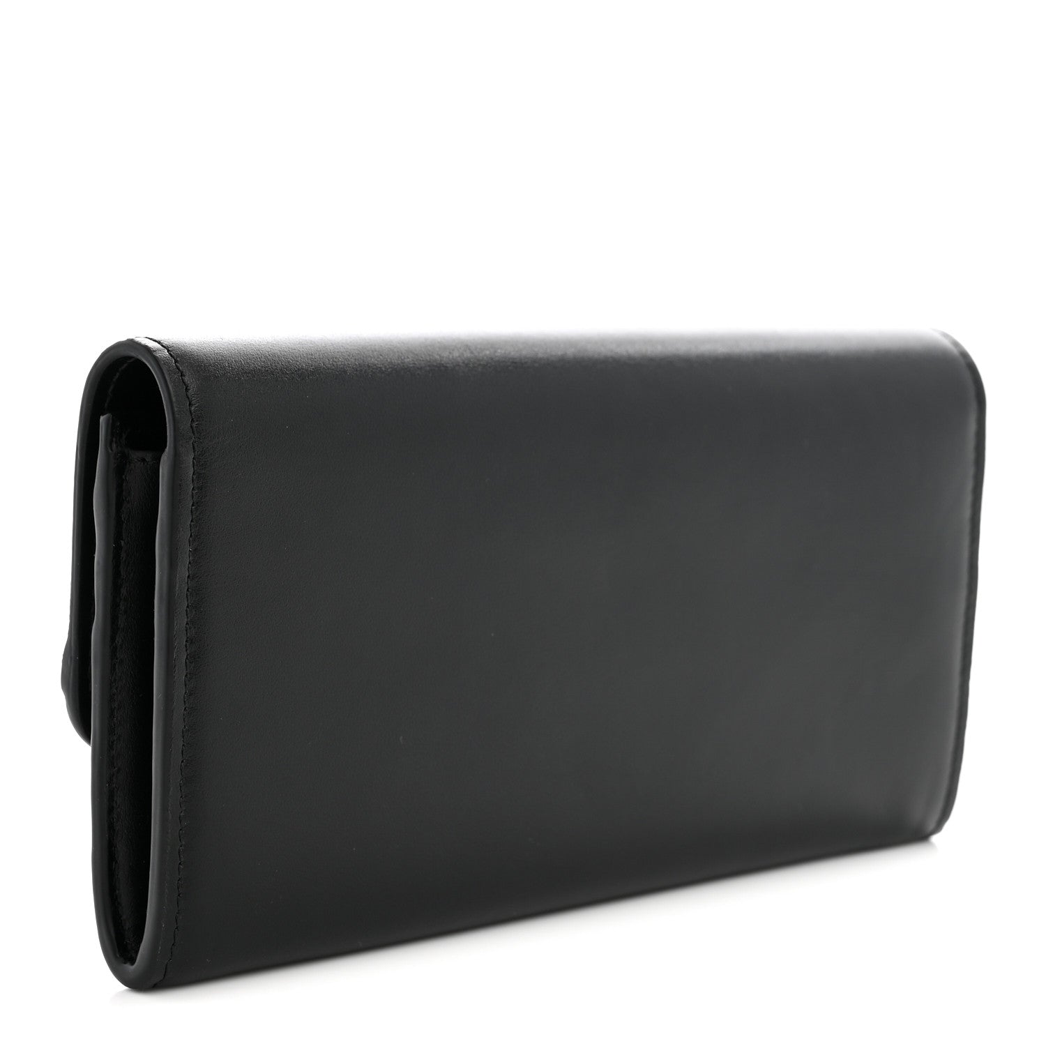 Chloe Calfskin Long Flap C Wallet Black 3 of 7