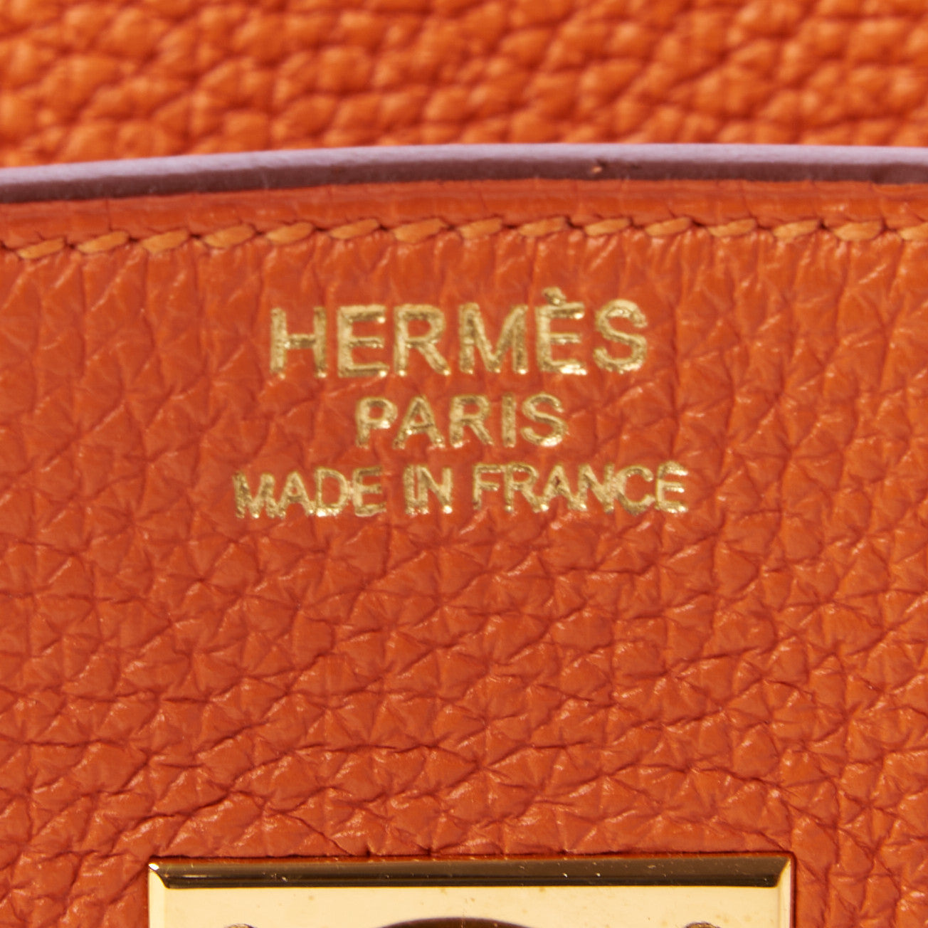 Hermes Togo Birkin 35 Orange 23 of 28