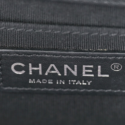 Chanel Grained Calfskin Quilted Small CC Box Top Handle Flap Black 6 of 10