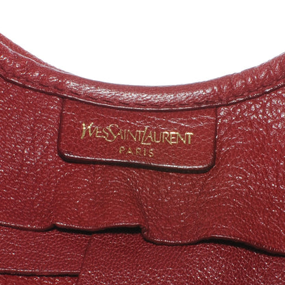 Saint Laurent Chevre Leather Ruffle Saint Tropez Red 5 of 8