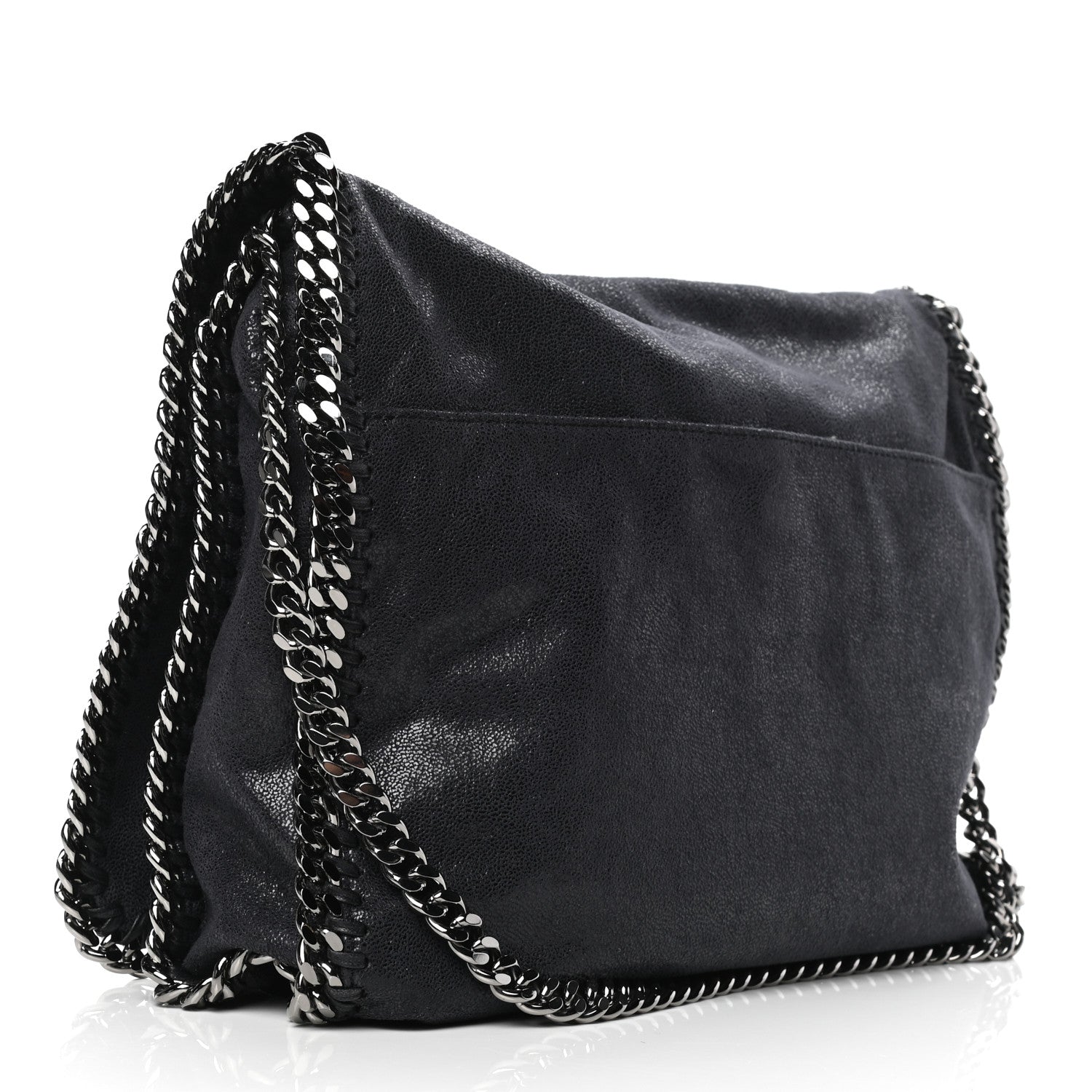 Stella McCartney Shaggy Deer Falabella Messenger Navy 2 of 5