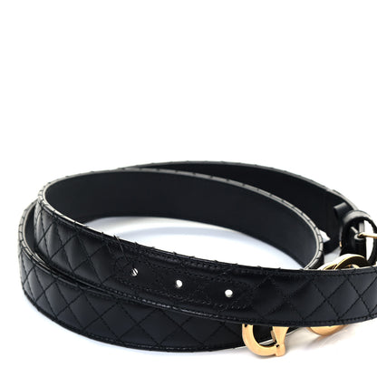Gucci Calfskin Trapuntata Zumi 30mm Belt 105 42 Black 7 of 8