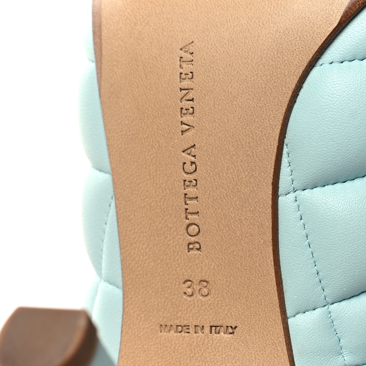 Nappa Matelasse Padded Dream Pumps 38 Topazio