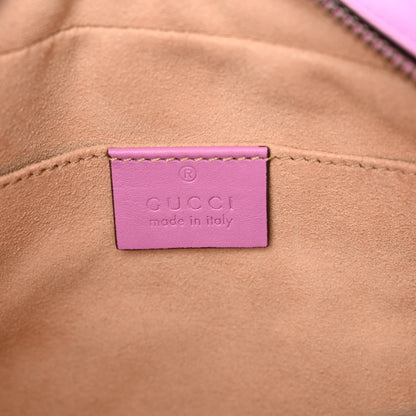 Gucci Calfskin Matelasse Small GG Marmont Chain Shoulder Bag Candy Mousse 6 of 10