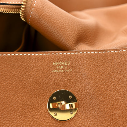 Hermes Evercolor Lindy 30 Gold 6 of 11