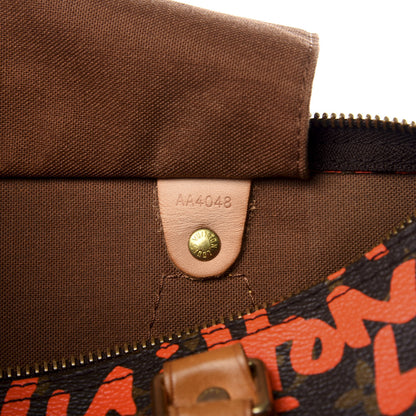 Louis Vuitton Monogram Graffiti Speedy 30 Orange 7 of 8