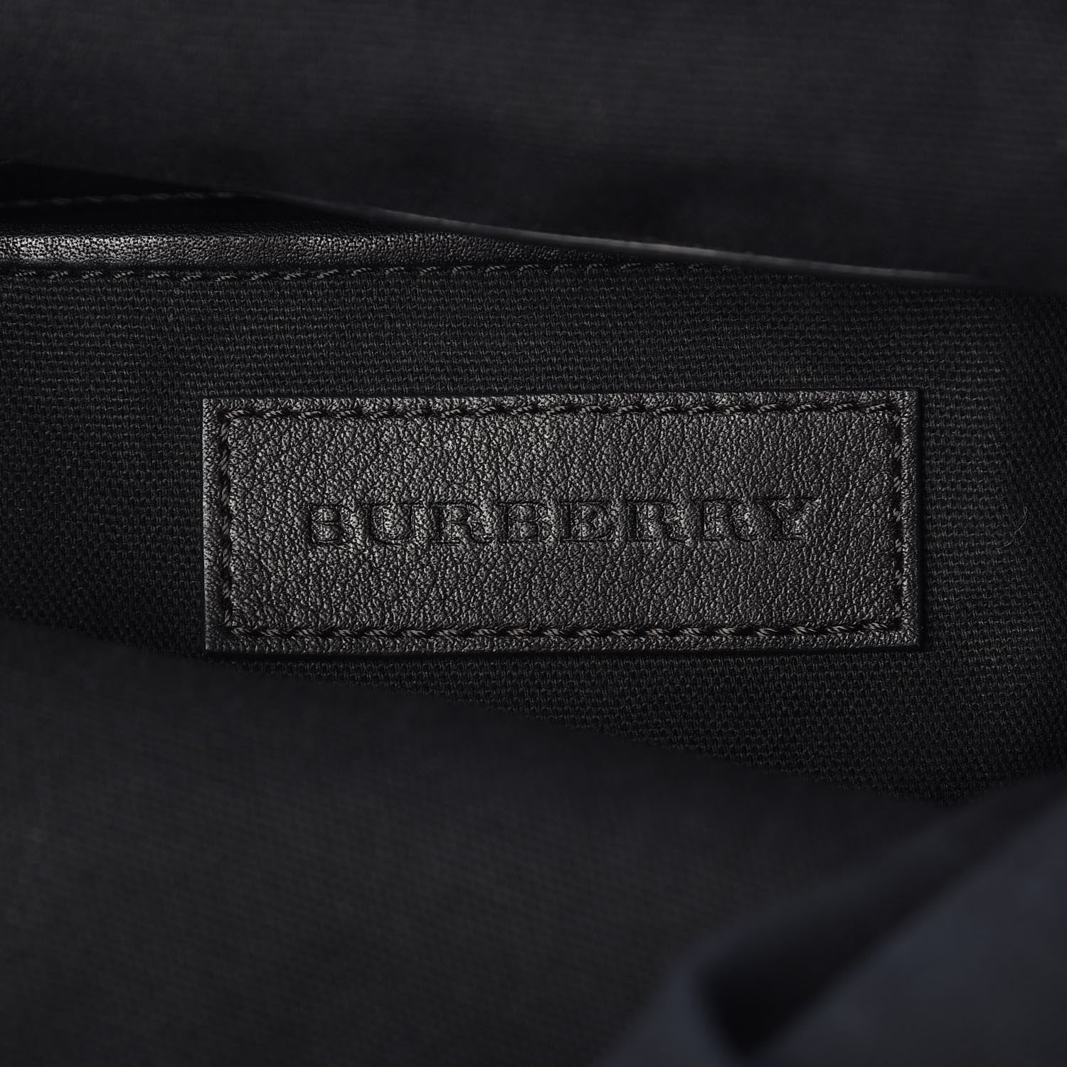 Burberry Canvas Mega Check Medium Rucksack Backpack Black 6 of 9