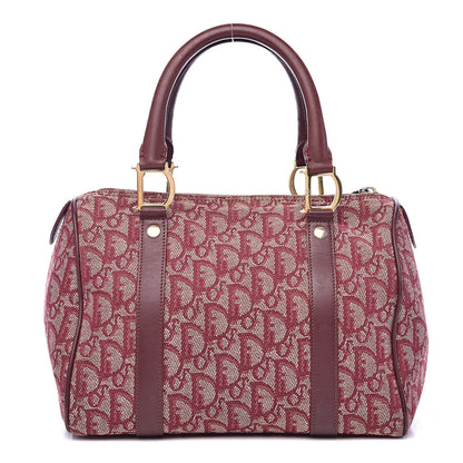 Christian Dior Monogram Boston Red 1 of 13
