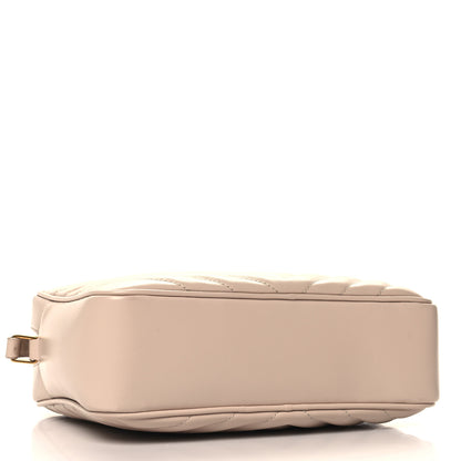 Saint Laurent Calfskin Matelasse Monogram Lou Camera Bag Washed Light Pink 4 of 11