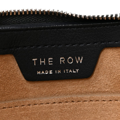 The Row Grained Calfskin Small Everyday Shoulder Bag Midnight 6 of 9